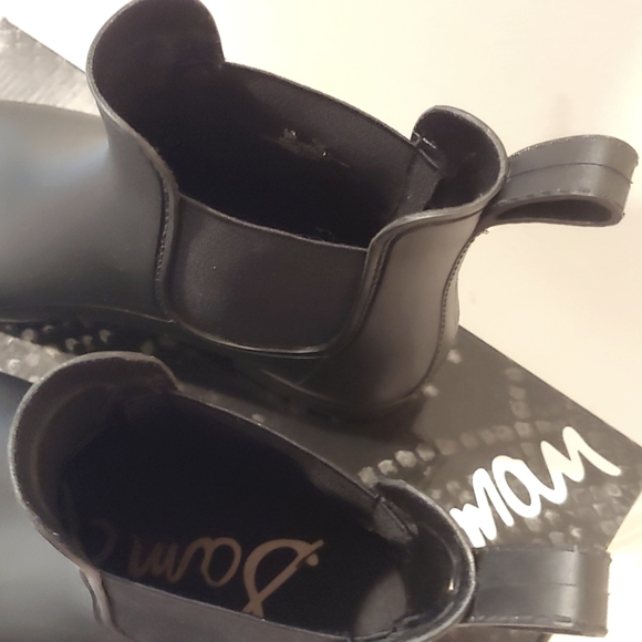 Sam Edelman Tinsley Black Rain Boots Size 8 / 38 - Picture 6 of 6